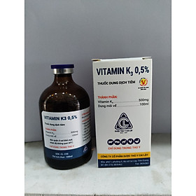 Thuốc dung dịch tiêm VITAMIN K3 0.5%