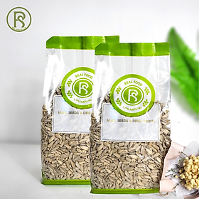 2 túi 500g hạt hướng dương sống real food