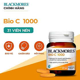 Bổ sung vitamin c blackmores bio c 1000mg 31 viên tăng sức đề kháng, hệ miễn dịch, trắng sáng da