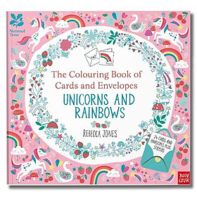 National Trust: The Colouring Book of Cards and Envelopes - Unicorns and Rainbows