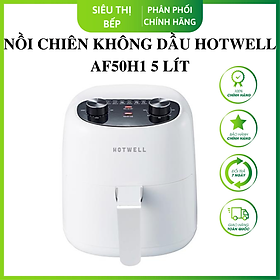 Mua Nồi Chiên Không Dầu HOTWELL AF50H1 5 Lít Màu Trắng  Bảo Hành 12 Tháng  1 Đổi 1 Trong 100 Ngày - Hàng Chính Hãng