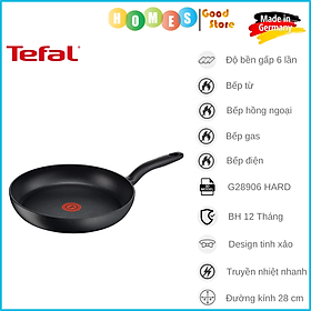 Mua Chảo Chống Dính TEFAL G28906 HARD TITANIUM PRO Pfanne 28cm  Nhập Khẩu Đức  Phủ Titanium Excellence Bền Gấp 6 Lần Chảo Thường - Hàng Nhập Khẩu