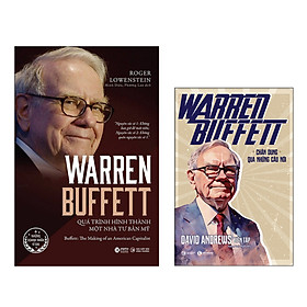 Trạm Đọc | Combo 2 Cuốn về Warren Buffett : Quá Trình Hình Thành Một Nhà Tư Bản Mỹ và Chân Dung Qua Những Câu Nói