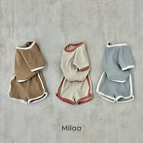 Set Bộ Waffle Cotton Cho Bé Cưng MiLaa Kids SB0201
