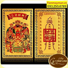 Mua KIM BÀI Ngũ Lộ Thần Tài - đã được khai quang  xin lộc