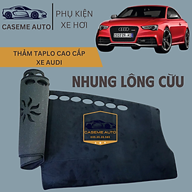 [AUDI] Thảm Taplo 3 Lớp Dành Cho Các Xe Hãng AUDI, Nhung Lông Cừu Cao Cấp - Hàng Chính Hãng