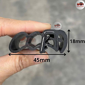 Gioăng cao su khung cửa xe tải , xe container kích thước 37mm x 14mm
