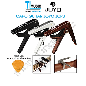 Capo guitar Joyo JCP01 (kèm móng gảy) dùng cho đàn ukulele và đàn guitar acoustic, electric