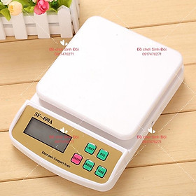 Mua cân điện tử 10kg/1g - cân hình chữ nhật