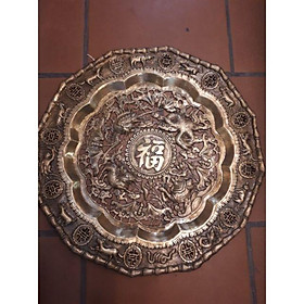 Mua Mâm đồng bát giác 80cm.