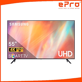 Smart Tivi Samsung 4K 55 inch UA55AU7700KXXV - Hàng Chính Hãng