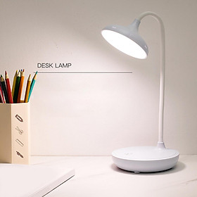 Dimmable LED Table Lamp Eye-Protect USB Desk Light for Home Office Kids Room Dorm