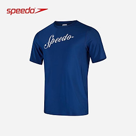 Áo bơi chống nắng nam Speedo Prnt Swimtee - 8-00302914528 - BLUEWHITE - L