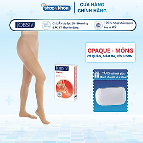 Vớ/tất y khoa JOBST Opaque - Mỏng Hỗ Trợ Điều Trị giãn tĩnh mạch chân, 20-30 mmHg (vớ quần, màu da, kín ngón)