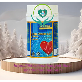 Vitatree Mega OMEGA 369 Plus Q10 Hộp 120 viên - Nhập Khẩu Úc -Cung Cấp Acid Béo ,Chống Oxy Hóa - Bảo Vệ Tim Mạch