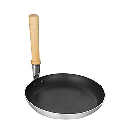 Standing Frying Pan Wooden Handle Japanese Cookware Supplies for Ham Cooking