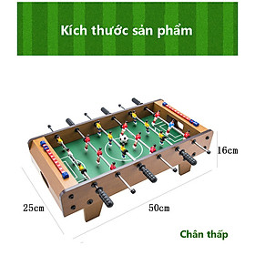 Bộ Đồ Chơi Bàn Bóng Đá Bi Lắc Bằng Gỗ 6 Tay Cầm - Có Chân Đứng - 2 Loại Kích Thước - Hàng Chuẩn, Đẹp, Chắc Chắn