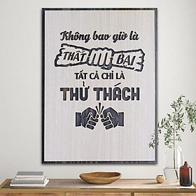 Tranh Tạo Động Lực bằng Gỗ MDF đẹp lạ trang trí phòng khách, phòng làm việc hiện đại TRENDDECOR.VN