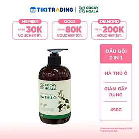 Cocayhoala Dầu gội 2 in 1 Hà Thủ Ô 450g