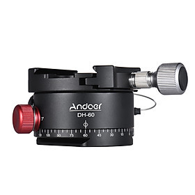 Đầu Quay Máy Ảnh HDR Bằng Hợp Kim Andoer (33Lbs) Cho Máy Ảnh Canon Nikon Sony DSLR