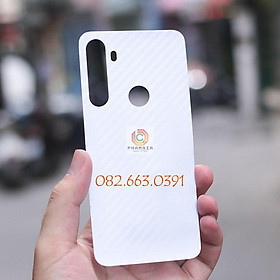 Dán mặt lưng skin carbon các dòng Realme vân nổi 3D trong