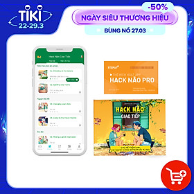 [Download Sách] Sách - Tiếng Anh Hack Não Giao Tiếp (2021) - Có App học giao tiếp nhiều chủ đề dùng trọn đời và chấm điểm phát âm bằng AI