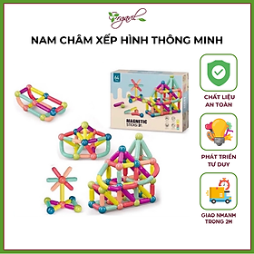 Đồ chơi ghép hình nam châm cho bé - Bộ xếp hình nam châm cho bé học tập