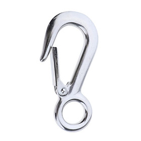304 Stainless Steel Round Eye Lifting Snap Cargo Crane Hook 0.25T/0.75T