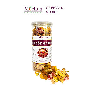 Granola Siêu Hạt Mộc Lan Healthy Foods - 5 loại hạt ngũ cốc và trái cây sấy Giảm Cân Nướng Mật Ong, Không Đường - 250g, 500g