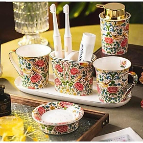 Bộ dụng cụ nhà tắm Magrace Paris full 6 món Hàng chính hãng