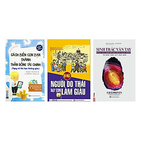 Combo Bộ Sách Dạy Con Thành Tài (Bộ 3 Cuốn Sách: Cách Biến Con Bnaj Thành Thần Đồng Tài Chính + Bí Mật Người Do Thái Dạy Con Làm Giàu + Sinh Trắc Vân Tay) (Quà Tặng: Bút Animal Kute')