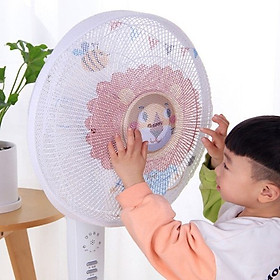 1 LƯỚI BỌC QUẠT CAO CẤP AN TOÀN CHO BÉ - DÂY RÚT (HÀNG CHẤT LƯỢNG TỐT) - Kích thước: Đường kính lồng quạt 45cm - GIAO MẪU NGẪU NHIÊN Áo Trùm Máy Quạt Bảo Vệ Điện Cao Cấp Có Vải Lồng Chống Bụi 