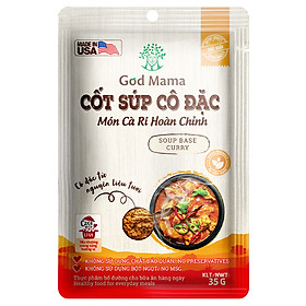 Cốt súp cô đặc - Món Cà Ri Hoàn Chỉnh - Gia vị nấu cà ri tiện lợi - Túi 35gr - Số 1 tại Mỹ - Tiêu chuẩn FDA - Tiện lợi cho bữa ăn gia đình - An toàn cho sức khỏe