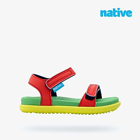 Giày Sandals Trẻ Em Unisex Native Charley Sugarlite Child - Đỏ/ Xanh lá cây