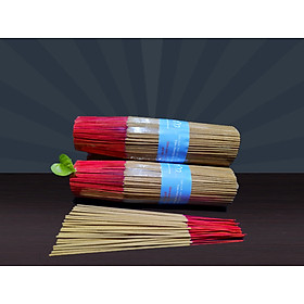 Mua Nhang Trầm Hương Sạch  Nguyên Chất 100%  Ít khói  Mùi trầm thơm nhẹ  bó 0 5kg  600 cây   chiều dài 30cm