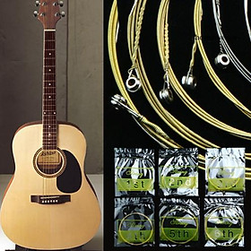 6 Dây Đàn Thép Chất Lượng Cao Cho Guitar Acoustic 150xl 108cm