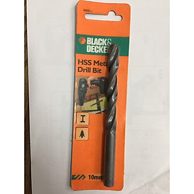 Mũi khoan sắt 10MM Black & Decker HSSA8081