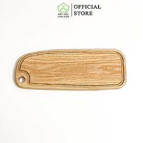 Mua Khay gỗ decor đồ ăn phong cách hiện đại_Gỗ Sồi Mỹ nguyên tấm bền đẹp (CTL558)