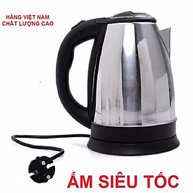 Mua Ấm Siêu Tốc Inox 1 8 Lít Electric Kettle Chính Hãng Đun Sôi Cực Nhanh- Bảo Hành 12 Tháng 1 Đổi 1 nếu lỗi