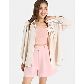 Áo Sơmi Nữ Thời Trang JUNO Dáng Oversized JNASM017 - M