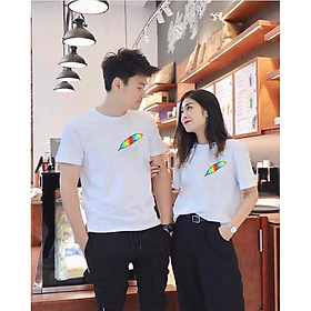 FreeShip Đơn 50K ️Siêu Phẩm️ Áo phông unisex nam nữ 7 màu đổi sắc hình lông chim form rộng vải dày mịn
