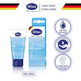 Gel bôi trơn gốc nước Ritex Hydro - mát lạnh tăng khoái cảm