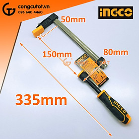 Mua Cảo chữ F 50 x 150 mm lực kẹp 170kg Ingco HFC020501