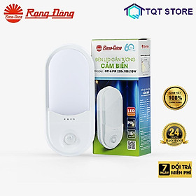Mua Đèn LED gắn tường cảm biến Rạng Đông  Công suất 15W  Bảo hành chính hãng  Model: GT16.PIR 220x100/15W