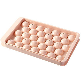 Mua PVN30331 Khuôn thạch bi nhựa tròn làm hoa quả trái cây/ khuôn rau câu  khay đá viên tròn 33 viên T2