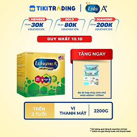 Sữa bột Enfagrow A+ Neuropro 4 2.2kg với DHA giúp phát triển não bộ cho trẻ từ 2–6 tuổi