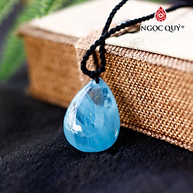 Hình ảnh Mặt dây chuyền giọt nước Aquamarine hải lam ngọc - Ngọc Quý Gemstones