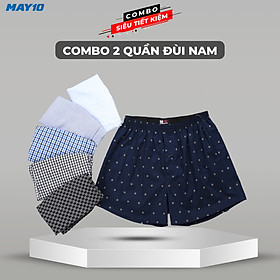 Combo 2 quần đùi nam mở moi May 10 - màu ngẫu nhiên - M