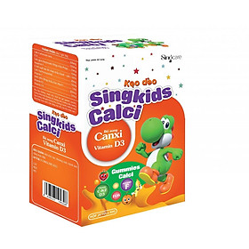 Thực phẩm bổ sung Kẹo dẻo SingKids Calci - Bổ sung Canxi và vitamin D3 20