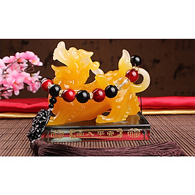Tượng nước hoa Kỳ Lân phong thủy ngọc đa sắc WD1659